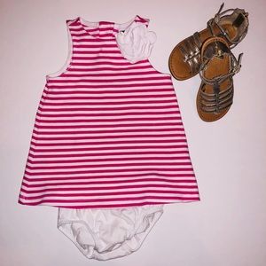 Janie and Jack striped bloom top